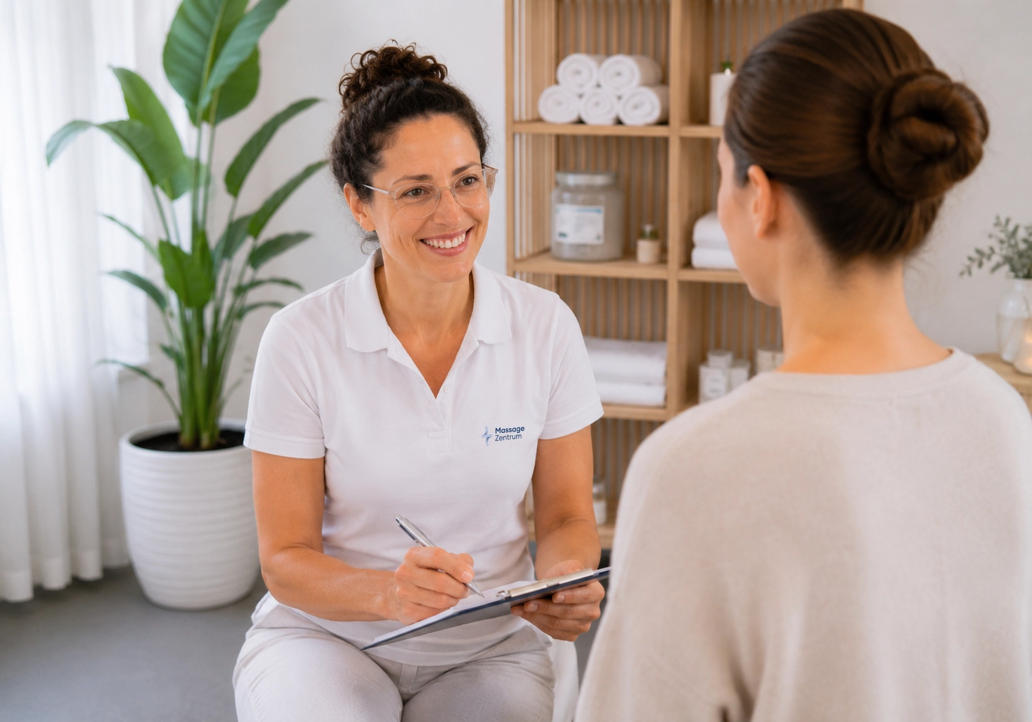 Behandlungsraum des Massage Zentrum Baden an der Bahnhofstrasse 49