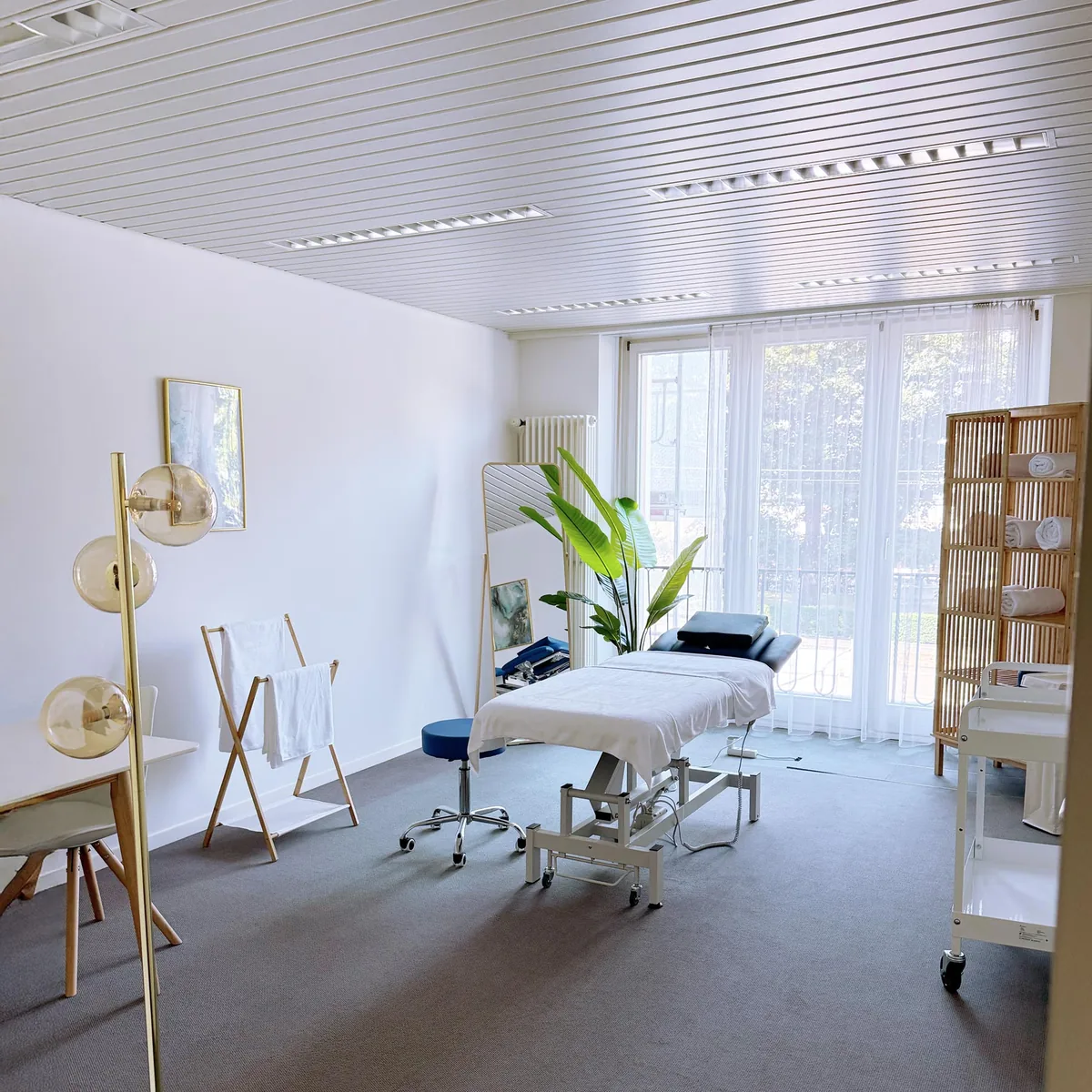 Praxisraum des Massage Zentrum Baden
